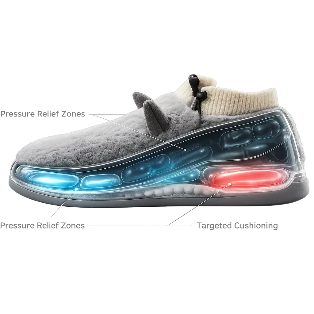 ThermaRelief™ Recovery slippers.